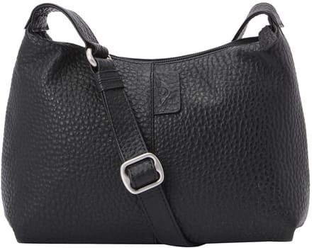 VOi schoudertas Hirsch Linda Crossover Bag Black zwart