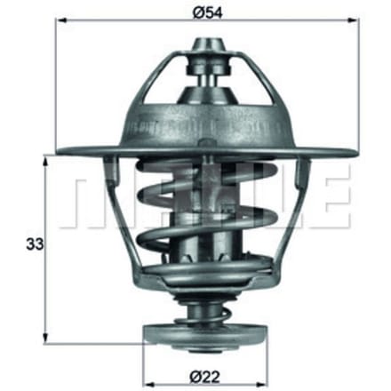 Thermostaat, koelvloeistof MAHLE TX 53 85D