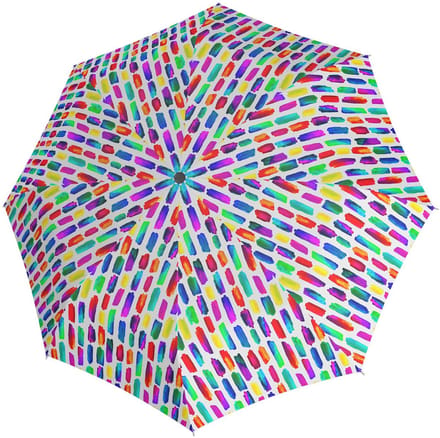 Knirps Paraplu A.760 Stick Automatic Create Crystal Kleurrijke