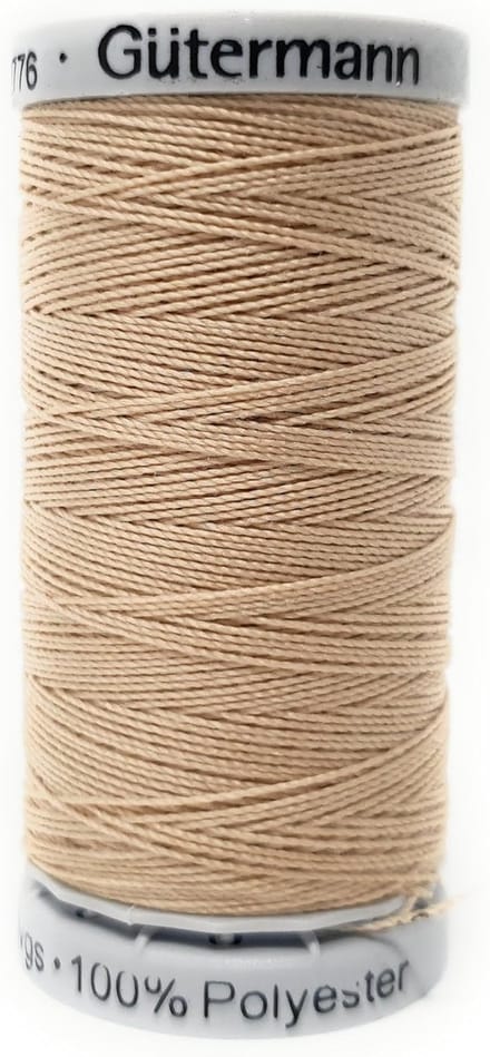 Naaimachine Garen - Sterk Polyester - Reparaties Verstevigen - Scheurvast UV-bestendig - 100 meter - Zandkleur