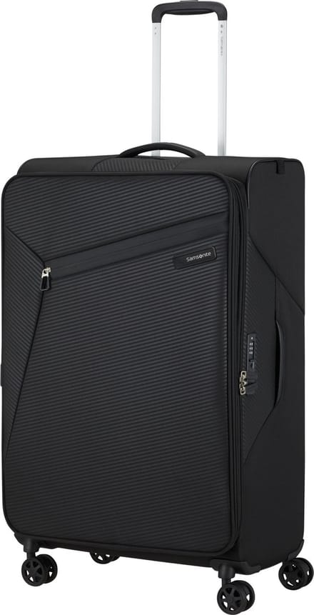 Samsonite Koffer - Litebeam Spinner 4 wiel 77cm uitbreidbaar - Black - 2.8 kg