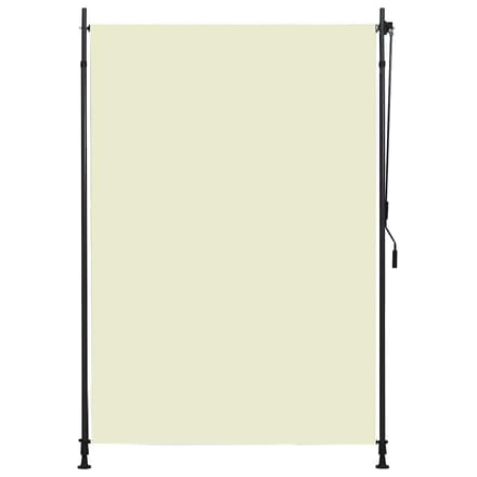 vidaXL - Rolgordijn - voor - buiten - 150x270 - cm - crème