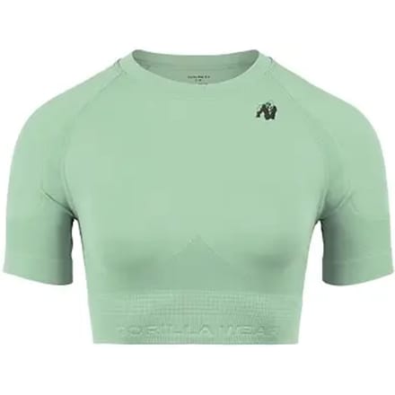 Gorilla Wear Whitney Seamless Crop Top - Groen - M/L