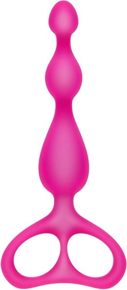 Pleasures - Anaal balls dildo paars 17,5 x 3cm