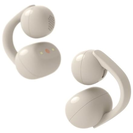 Sony LinkBuds Clip - Draadloze open-ear oordopjes - Beige/Grijs