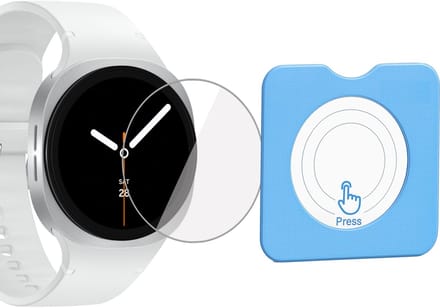 Screenprotector geschikt voor Samsung Galaxy Watch 8 40mm – Gehard Glas Screen Protector + Installatietool
