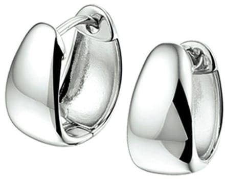Zilver Gerhodineerde Klapoorringen 1324588