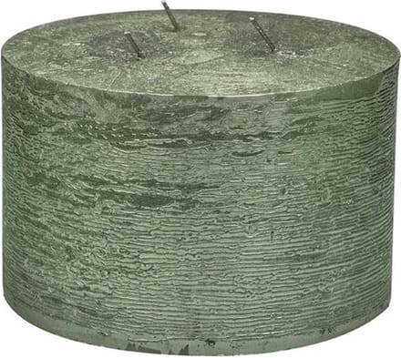 Stompkaars Branded By | metallic green | ø15x10 cm | 3 lonten