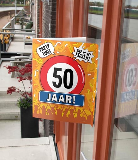 Paperdreams Window signs - 50 jaar