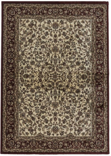 Teheran – Klassiek Vloerkleed – Crème/Rood