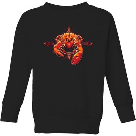 Aquaman Brine King kindertrui - Zwart - 122/128 (7-8 jaar)