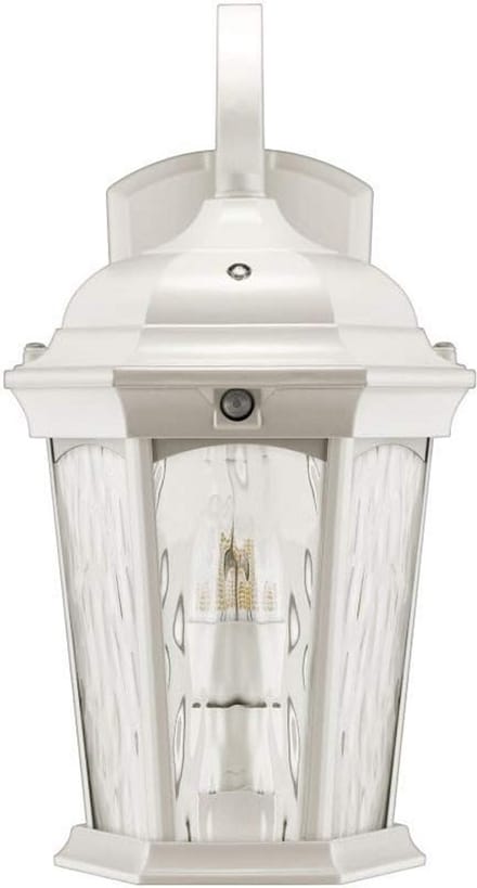 Waterdichte Buitenlantaarn met Warm Wit Licht en Nacht-/Bewegingssensor