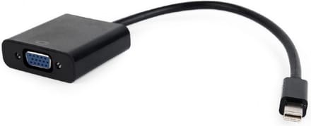 Mini DisplayPort naar VGA adapterkabel zwart 15 cm