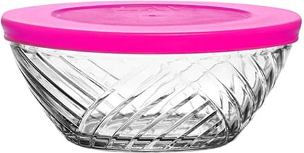 Lav Elis – Glazen Schaal Met Deksel – 215 ml – Set van 6