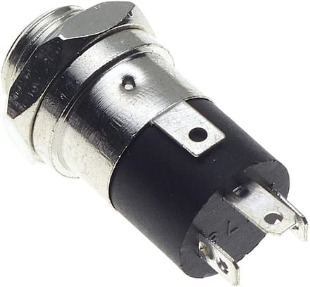 Chassis 3.5mm Jack 4-Polige Stereo Bus-Adapter met Moer voor Hoofdtelefoon en Audio