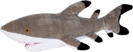 Ravensden Pluche Haai - knuffeldier - 75 cm - oceaan dierenknuffel