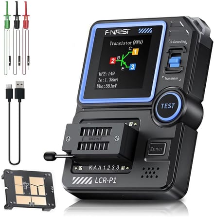 Transistor Tester - Componenten Analyzer - Elektronica Reparatie - Kleurenscherm USB-C - 144 inch