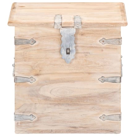 vidaXL - Opbergkist - 40x40x40 - cm - massief - acaciahout
