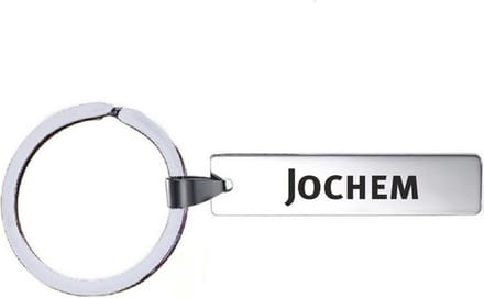 Sleutelhanger Met Naam - Jochem - RVS