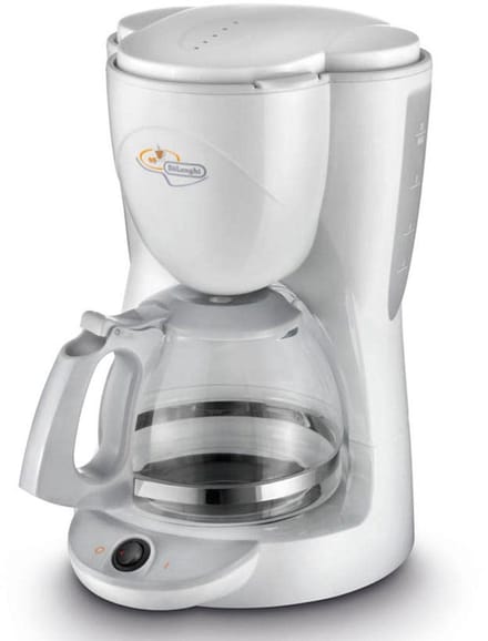Cafetiere filtre - DELONGHI - ICM2.1 - 1000W - 10 tasses - Blanc