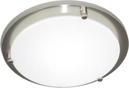 Plafondlamp Abano Groot Rond G9-60W Nikkel Mat