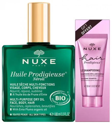 Nuxe Huile Prodigieuse Néroli + Hair Prodigieux Shampoo - 130 ml