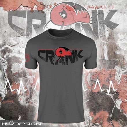 Hotspot Design Crank T-shirt Met Korte Mouwen Grijs M Man