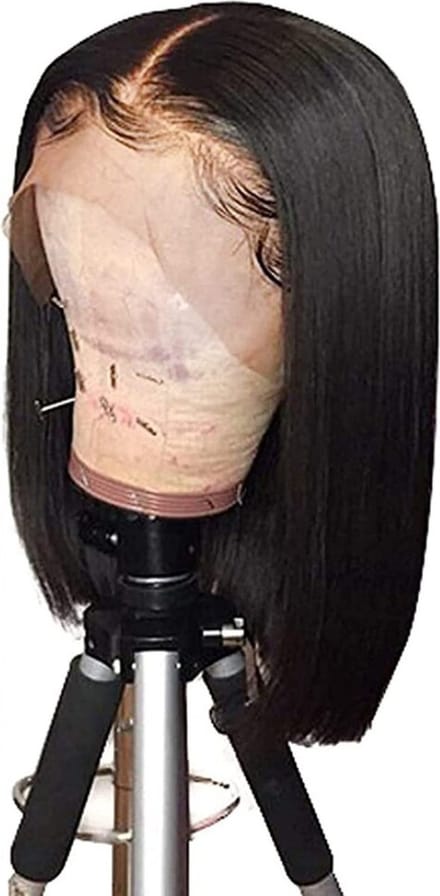 Bolture Pruiken Dames Echt Haar Kort - Dames - Wasbaar - Kambaar - Stijl - Bruin - 20 cm
