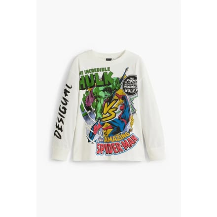 Kinder-T-shirt met lange mouwen Desigual Incredible Marvel