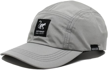 5-panel sportpet - Gerecycled polyester / Waterdicht / Fluorvrije DWR-coating (grijs)