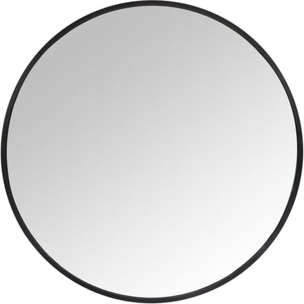 spiegel - zwart - 50 cm - met ophangsysteem