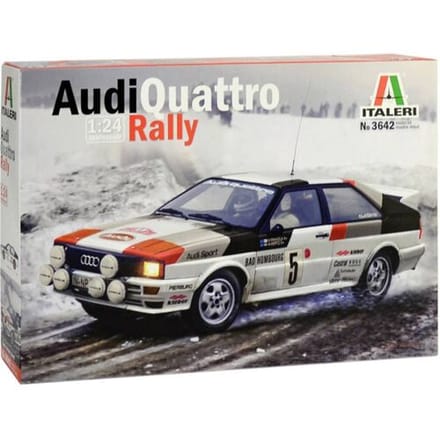Italeri Modelbouwpakket Auto - 3642 Audi Quattro Rally Plastic - 1:24 - Modelbouw