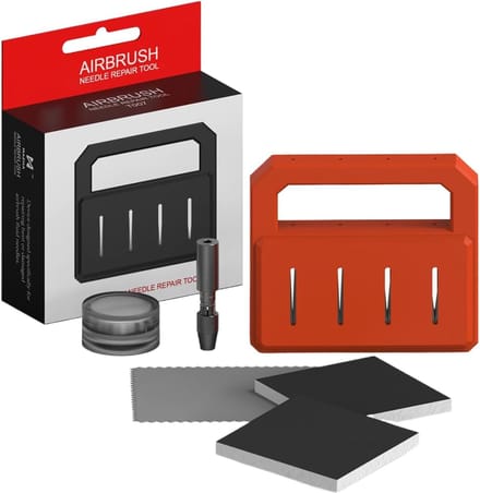Naalden Slijper - Repareer Tool - Airbrush Onderhoud - Herstelt Kleurflow - Compact Design - Niet gespecificeerd