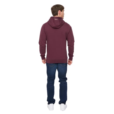 Crosshatch Mannen Moules Hoodie (Wijn)