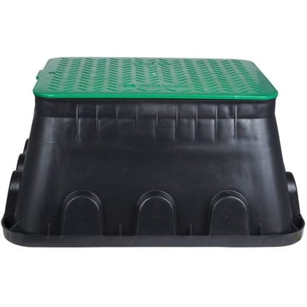 Heitronic 21042 Vloerinbouwdoos Zwart, Groen