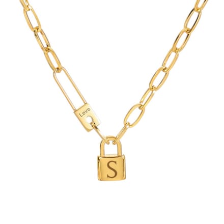 Initiaal Schakelketting Slotje