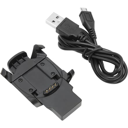 Oplader compatibel met Garmin Descent Mk1 GPS Smart Watch USB-oplaadkabelclipdock black