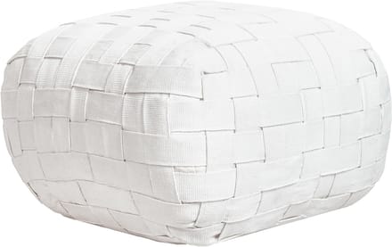 BODLA - Buitenpoef - Gebroken wit - 50 x 50 cm - Synthetisch materiaal