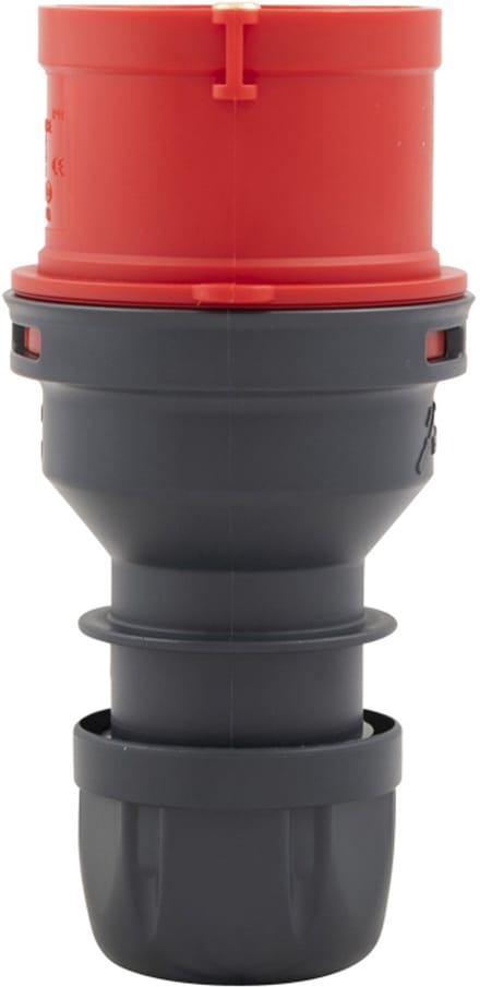ABL CEE stekker 16A 5-polig 6H 400V IP44 - Camping stekker - Rood