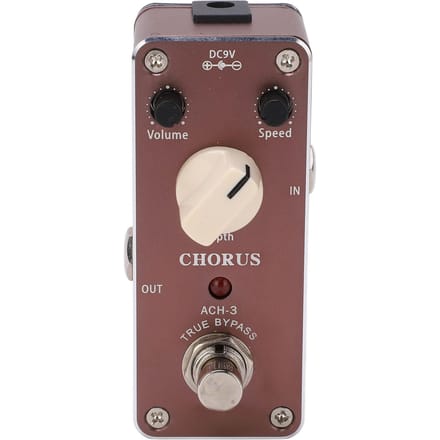 Chorus Effect Metaal Gitaar Monoblok Effectpedaal met LED Indicator Audio Accessoires brown