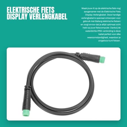 By shayne - Elektrische Fiets Display Verlengkabel - Waterdichte 5