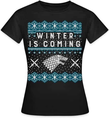Game Of Thrones Winter Is Coming T-Shirt Dames