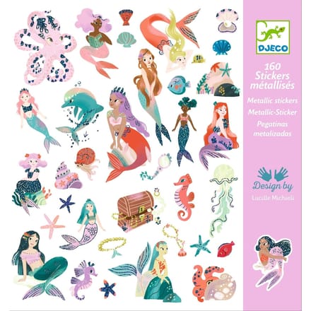 DJECO stickers Zeemeerminnen 4 jr+
