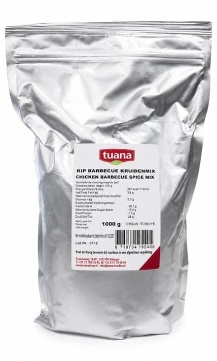 Tuana Kruiden - Kip Barbecue Kruidenmix - Tuanashop - KZZ042
