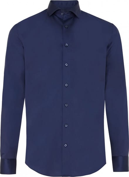 TRESANTI | NOAM I Basic stretch overhemd | Navy | Size 46