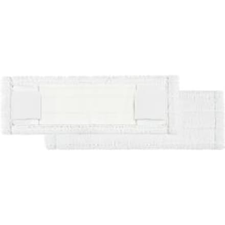 Microvezelmop Perfect White, breedte 400 mm, m. pockets en flappen