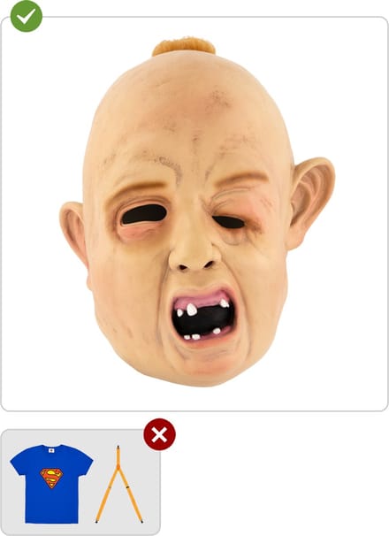 FUNIDELIA The Goonies masker voor mannen - Beige