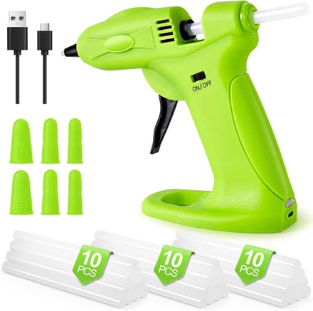 Draadloos Lijmpistool - Op Accu - Snel Warm - Reparatie