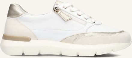 Hassia Bordeaux Sneakers - Leer - Dames - Wit - Maat 41