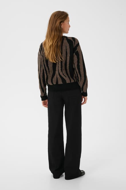 Pullover KAbitzy Pullover Loose fit black brown